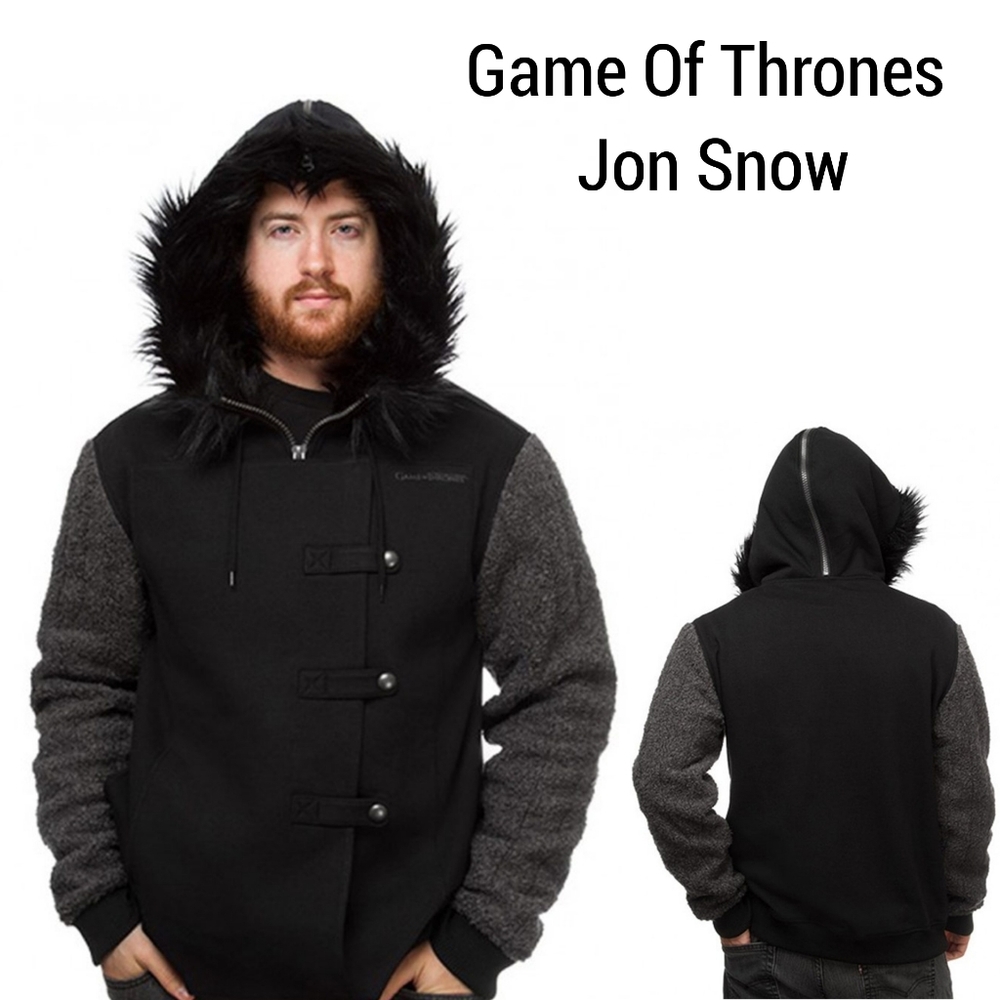 Game Of Thrones Jon Snow Fur Hoodie
Jacket 3X